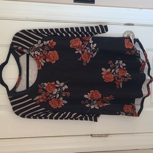 Torrid Raglan Shirt size 1